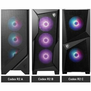 MSI Codex R2 Gaming PC Intel Core i7-14700F Nvidia RTX 5060 Ti 16G 32GB 2TB SSD W11HA - Mid-Tower Chassis - Intel B760 Chi
