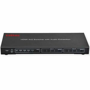 HDMI MATRIX 4K60HZ 4 X 2 MIT AUDIO EXTRAHIERUNG