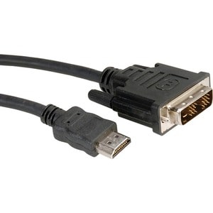 Roline 1 m DVI/HDMI Videokabel - 20 - Cable for Videogerät - Erster Anschluss: DVI Digital Video - Stecker - Zweiter Ansch