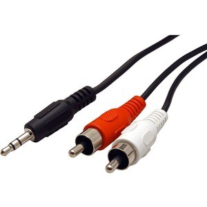 Roline 5 m Klinke/RCA Audiokabel - 1 - Cable for Audiogerät, MP3-Player, PC, Soundkarte, HiFi-System - Abschirmung - Schwarz