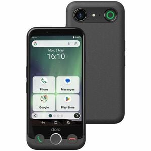 Doro Aurora A11 DSB-0550 64 GB Smartphone - 11.4 cm (4.5") 1280 x 720 - Octa-core (8 Core) 2 GHz - 4 GB RAM - Android 14 -