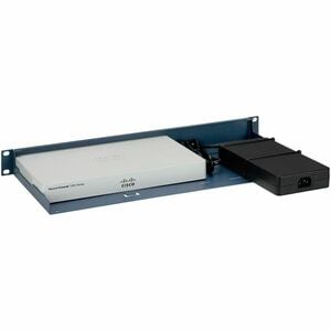 RACKMOUNT.IT Cisrack Rackmount Kit - For Network Security/Firewall Appliance - 1U Rack Height - Rack-mountable - Metallic Blue