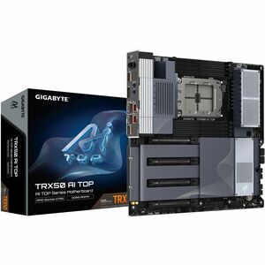 Gigabyte Ultra Durable TRX50 AI TOP Gaming Desktop Motherboard - AMD TRX50 Chipset - Socket sTR5 - Extended ATX - Ryzen Th
