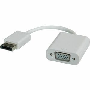 Roline Video Adapter - 1 x DisplayPort 1.2 Digital Audio/Video - Male - 1 x 15-pin D-Sub HD-15 VGA - Female - 1920 x 1200 