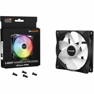 be quiet! Light Wings LX BL132 Kühllüfter - 1 x Fan(s) - 148,66m³/h Maximum Airflow - 1600 U/Min - Rillenlager - ARGB LED 