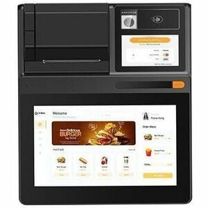 Mobile POS Terminal 10" Android 13, 4GB RAM 64GB Storage, 80mm Printer, 2nd Display