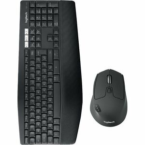 Logitech Performance Combo MK850 Keyboard & Mouse - USB Plunger Wireless Bluetooth/RF 2.40 GHz Keyboard - Graphite - USB W
