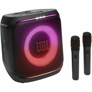 JBL Partybox Encore Portable Bluetooth Speaker System - 100 W RMS - Black - 40 Hz to 20 kHz - Battery Rechargeable - USB - 1
