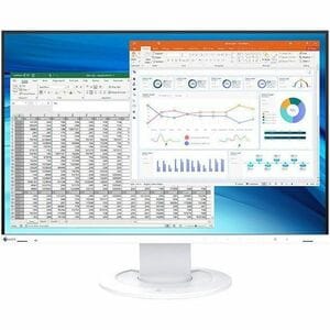 EIZO FlexScan EV2410R-WT 24" Class WUXGA LED Monitor - 16:10 - White - 61.2 cm (24.1") Viewable - In-plane Switching (IPS)