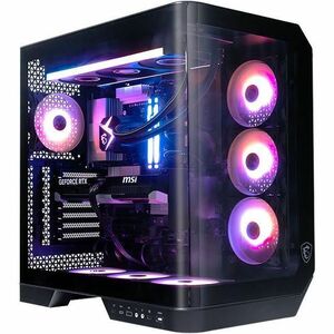 MSI Vision ZS Vision Elite ZS 9NVZ-1481US Gaming Desktop Computer - AMD Ryzen 9 9950X3D - 64 GB - 2 TB SSD - Black - AMD B
