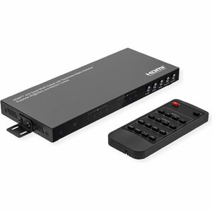 Value Audio/Video Switchbox - Cable - 3840 x 2160 - 4K - 2160p - 4 Input Device - 2 Display - Projector, TV - 1 x USB - 4 