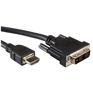 Value 11.99.5522 2 m Video Cable - First End: 1 x 19-pin DVI-D Digital Video - Male - Second End: 1 x 19-pin HDMI Digital 