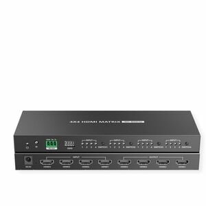 Value Audio/Video-Schalter - Kabel - 4096 x 2160 - 4K - 2160p - 4 Eingabegerät - 4 Display - Computer, Display, Monitor, N