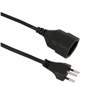 Value Verlängerungskabel - 10 m - Schweiz, Liechtenstein - Typ J / Typ J - 230 V AC / 10 A - Schwarz