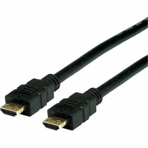 Value 3 m HDMI AV-Kabel - Cable for Audio-/Video-Gerät, TV - Unterstützt bis zu3840 x 2160 - Abschirmung - Golden Beschich