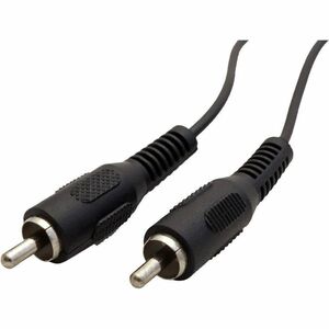 Value 10 m RCA Audiokabel - Cable for Audiogerät - Abschirmung - Schwarz