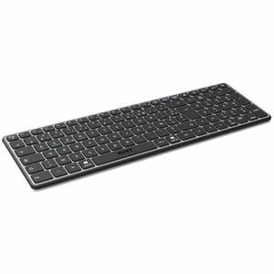 Port Connect Keyboard - Wireless Connectivity - USB Type C Interface - French - AZERTY Layout - Black - Scissors Keyswitch