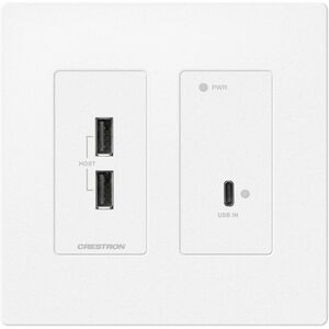 Crestron DM Lite HD-TXU-4KZ-111-2G-W Transmissor do extensor de vídeo - Com fios - 70,10 m Alcance - 1 x Rede (RJ-45) - 3 