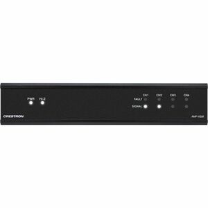 Crestron AMP-X300 - 300 W RMS - 4 Canal - Preto - 20 Hz para 20 kHz - 75 W