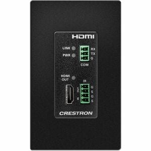 Crestron Essentials HD-RXC-4KZ-101-1G-B Recetor extensor de vídeo - Com fios - 70 m Alcance - 1 x Rede (RJ-45) - 1 x Saída