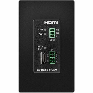 Crestron Essentials HD-RXC-4KZ-101-1G-B Recetor extensor de vídeo - Com fios - 70 m Alcance - 1 x Rede (RJ-45) - 1 x Saída