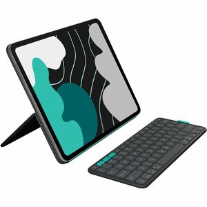 Logitech Flip Folio, Keyboard Case for iPad Pro 13-inch (M4) & iPad Air 13-inch (M2 & M3) (2024, 2025) - Graphite - Bump R