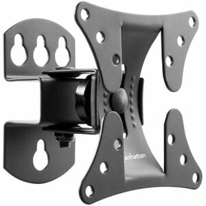 Manhattan Soporte de montaje para Monitor, Pantalla LCD, TV, Soporte de Sobremesa - Negro - Soporte de pared con pivote pa