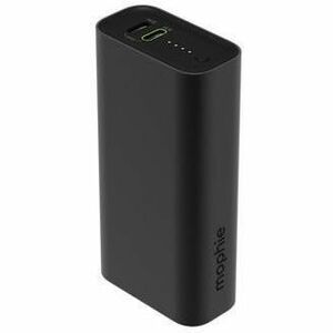 mophie POWER STATION Stromspeicher - Schwarz - 10000 mAh - 2 x USB - Schwarz