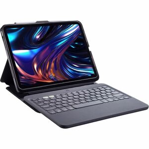 ZAGG Pro Keys 2 Tastatur/Cover (Folie) für 27,9 cm (11 Zoll) Apple iPad Pro 11 (2024) Tablet - Schwarz - Sturzsicher, Krat