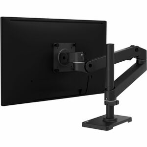 Ergotron 桌面安装座 用于 显示器, 液晶显示器 - 黑 - 可调节高度 - 1 显示器支持 - 86.4 cm (34") 支持屏幕 - 9.98 kg 承载量 - 100 x 100, 75 x 75 - VESA 安装兼容 - 铝