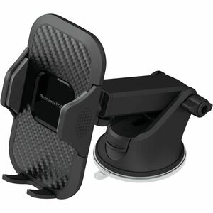dbramante1928 ApS re-charge Smartphone, Car SmartPhone Holder - 130 mm x 210 mm x 65 mm x - Recycled Plastic - Black - Suc
