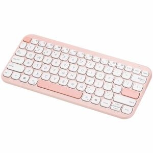 Asus Marshmallow KW100-RC-CP Keyboard - Wireless Connectivity - Rose Clay - Scissors Keyswitch - Bluetooth - 5 - 10 m (393