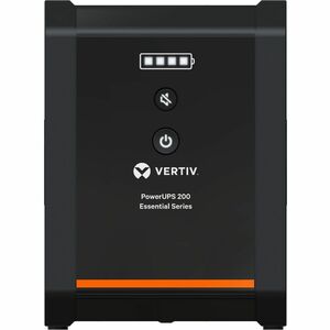Vertiv PowerUPS 200 Essential PSA6E-2200IT-IEC, 2200VA/1225W, AVR, User-Replaceable Batteries, Battery Backup, 6 IEC Outle