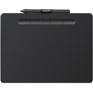 Wacom Intuos M CTL-6100WL Graphics Tablet - 2540 lpi - Wired/Wireless - Black - Bluetooth - 216 mm x 135 mm Active Area - 