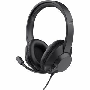 Trust Ayda Max Kabel Über das Ohr, Kopfbügel, Auf den Ohren Stereo Headset - Schwarz - Binaural - Ohrumschließend - 20 Hz 