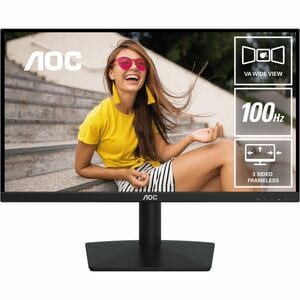 AOC 22B15HN 21.45in 100Hz FHD VA Home and Business Monitor Flicker Free Low Blue Mode 1920x1080 16:9 8ms 3000:1 Contrast r