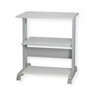 Roline Printer Stand - 30 kg Load Capacity - 77.5 cm Height x 68 cm Width x 54 cm Depth - Grey, Light Grey - For Printer -