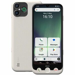 Doro Aurora A30 DSB-0560 128 GB Smartphone - 15,5 cm (6,1 Zoll) 1560 x 720 - Octa-Core 2 GHz - 6 GB RAM - Android 14 - 4G 