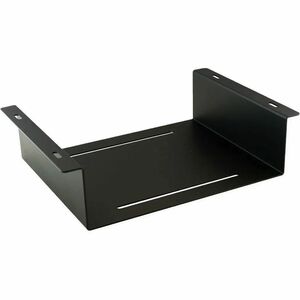 Roline Tischhalterung für Mini-PC, CPU-Halterung, KVM-Umschalter, Thin Client, CPU, PC - Schwarz - max. 10 kg Traglast - S