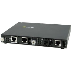 Perle SMI-1110-S2ST160 Transceiver/Media Converter - 2 Port(s) - 1 x Network (RJ-45) - 1 x ST - Twisted Pair, Optical Fibe