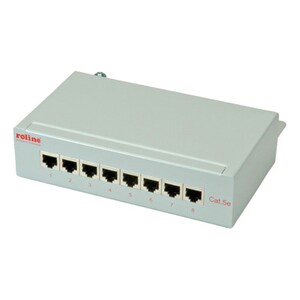 Roline 26.11.0304 8 Port(s) Network Patch Panel - 8 x RJ-45 - 8 x RJ-11 - Wall Mountable