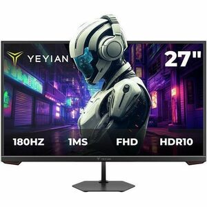 Monitor LED para juegos Yeyian YMF-IPF27-G1 27" (68.6cm) Class Full HD - 16:9 - Negro - 27" (68.6cm) Viewable - IPS rápido