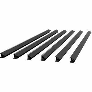 APC by Schneider Electric NetShelter Mounting Rail for Lighting System - Black - 6 / Set
