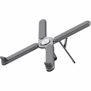 Trust Supporto per computer portatile Regolabile in altezza Trust Macy - Fino a 43,9 cm (17,3") Supporto schermo - 20 kg Capacità di carico - 28 cm Altezza x 2,3 cm Larghezza x 4,6 cm Profondità - Alluminio - Per Computer portatile, Tablet - Foldable, Non-slip, Ergonomico, Tappetino in gomma, Antiscivolo, Sturdy, Portatili, Leggeri, Altezza regolabile