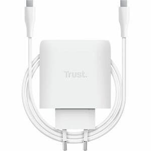 Adattatore CA Trust Maxo - 65 W - Adattatore universale - 1 USB Type-C - Per Smartphone, Computer portatile, Tablet PC - E