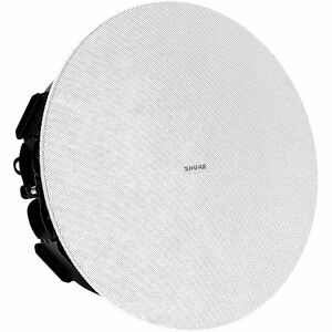 Shure 扬声器系统 - 白 - 可安装于天花板上 - 120 Hz 到 20 kHz - 1