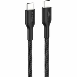Belkin USB-C to USB-C Cable 60W for Nintendo Switch 2 - 6.56 ft USB-C Data Transfer Cable for Gaming Console, Smartphone, 