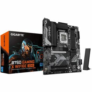 GIGABYTE Ultra Durable B760 G X WF6E GEN5 Gaming Desktop Motherboard - Intel B760 Chipset - Socket LGA-1700 - ATX - Core, 