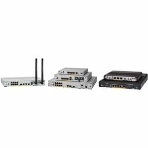 Cisco 1131 Wi-Fi 6 IEEE 802.11 a/b/g/n/ac/ax 2 SIM Ethernet, Cellular Wireless Integrated Services Router - 5G - 8 x Netwo