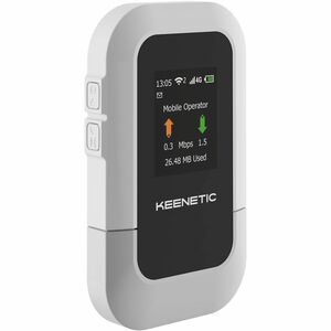 Keenetic Roamer 4G KN-5110 Wi-Fi 6 IEEE 802.11b/g/n/ax Cellular Modem/Wireless Router - 4G - LTE - Single Band - 2.40 GHz 